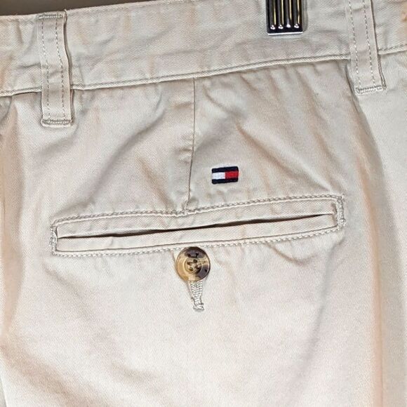 Tommy Hilfiger 100% Cotton Khaki Pants Straight Leg Size 36x32 - Picture 9 of 10